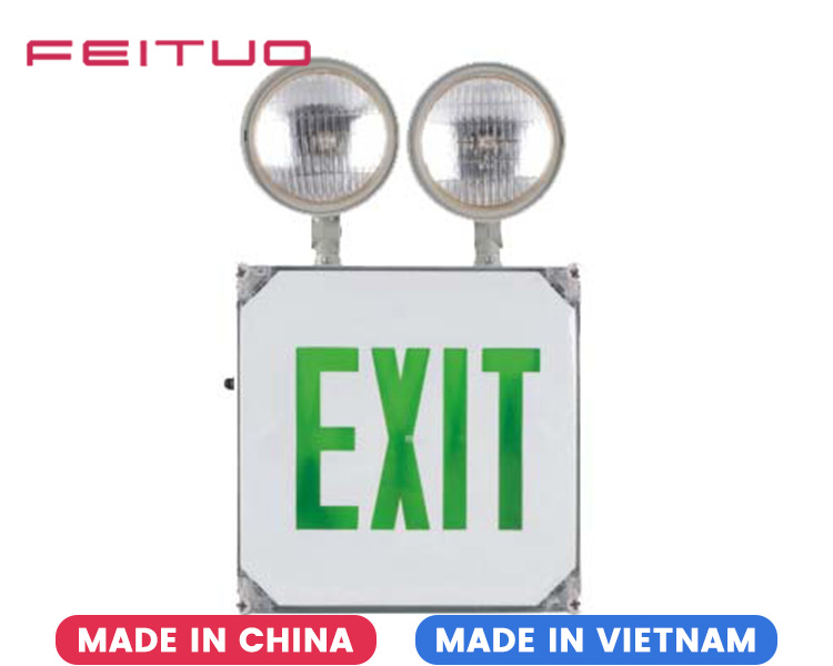 JEC WPG WET Location Emergency ExIT SIGN Combo