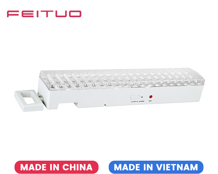 9260 60 مصباح طوارئ LED عالي الطاقة مع فتحة تثبيت في الجدار