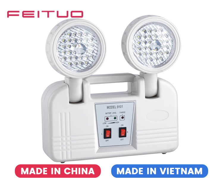 2923 مصباح طوارئ LED مزدوج النقطة