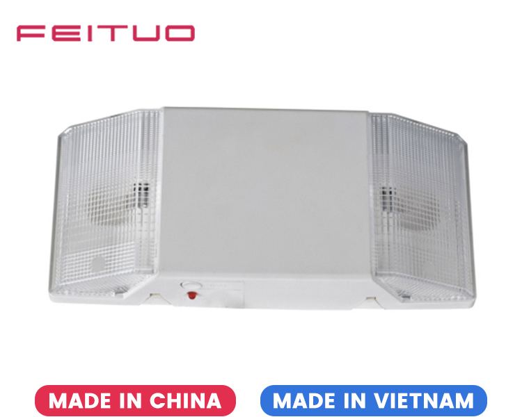 JEU4 2X5.4W مصباح الطوارئ برأس ثابت