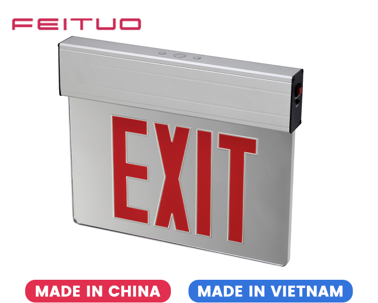 JELEX1RM-Aluminium Housing باللون الأحمر 12 LEDs خروج الضوء مع ورق البطانة الفضية